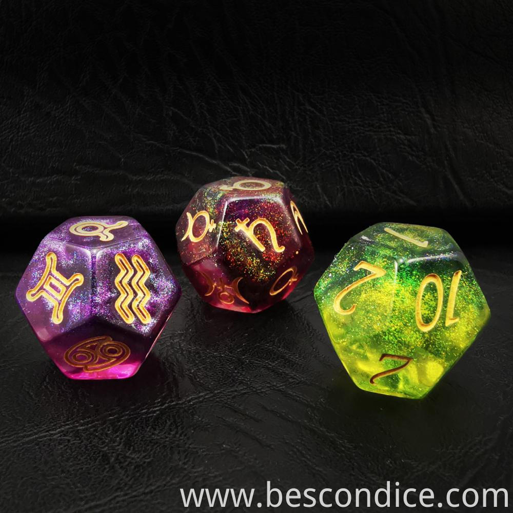 Constellation Divination D12 Dice 1